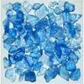 Calle Recycled Chunky Glass Light Blue - Size 1 - 0.13-0.25 in. - 5 lbs CA2756128